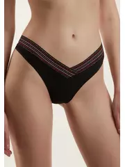 Трусы женские бразилиана new cut lbr 1502 black, , 102/L, CONTE ELEGANT, - 1