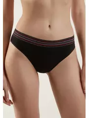 Трусы женские бразилиана new cut lbr 1499 black, , 98/M, CONTE ELEGANT, - 1