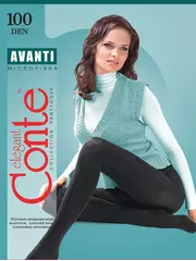 Колготки из микрффибры conte avanti 100 mocca, , 4, CONTE ELEGANT, - 2