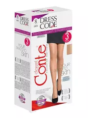Колготки женские conte dress code 8 den (3 штуки), , 4, CONTE ELEGANT, - 1
