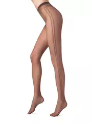 Колготки фантазийные с зиг-загом conte bliss moro, , 4, CONTE ELEGANT, - 2