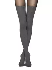 Колготки женские conte demi grafit-nero, , 4, CONTE ELEGANT, - 1