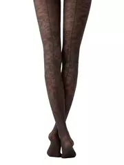 Колготки женские conte lace grafit, , 2, CONTE ELEGANT, - 2