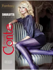 Колготки женские conte fantasy sharlotta, , 2, CONTE ELEGANT, - 1