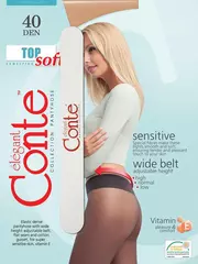 Колготки женские conte elegant top soft 40 (с пилочкой для ногтей), , 3, CONTE ELEGANT, - 1