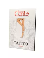 Колготки tattoo conte light love 003 bronz, , 3, CONTE ELEGANT, - 1