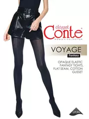 Колготки женские conte fantasy voyage grafit, , 2, CONTE ELEGANT, - 2