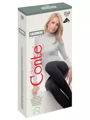 Колготки женские cashmere 250 grafit, , 3, CONTE ELEGANT, - 5