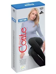 Колготки женские conte cotton 400 den, , 2, CONTE ELEGANT, - 5