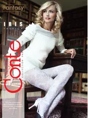 Фантазийные колготки conte iris, , 4, CONTE ELEGANT, - 1