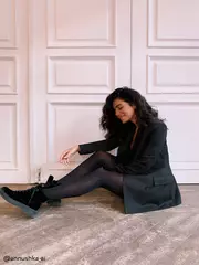 Фантазийные колготки с рисунком "точки" point grafit, , 2, CONTE ELEGANT, - 4