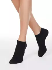 Короткие женские носки esli 000 черный, , 36-39 (23-25), ESLI, - 1