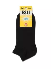 Короткие женские носки esli 000 черный, , 36-39 (23-25), ESLI, - 3