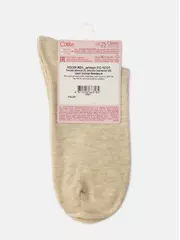 Классические женские носки из органического хлопка biofil® 000 бежевый, , 36-37 (23), CONTE ELEGANT, - 6