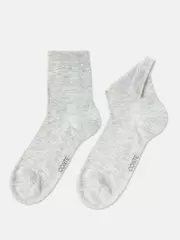 Классические женские носки из органического хлопка biofil® 000 светло-серый, , 36-37 (23), CONTE ELEGANT, - 3