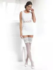 Чулки свадебные conte grace bianco, , 27-29 (3/4), CONTE ELEGANT, - 1