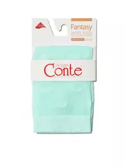 Носки женские в горошек fantasy 16с-124сп turquoise, , 36-39 (23-25), CONTE ELEGANT, - 3