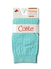Носки женские conte fantasy в полоску с люрексом turquoise, , 36-39 (23-25), CONTE ELEGANT, - 3