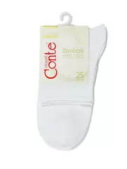 Носки женские conte bamboo 000 белый, , 39-41 (25-27), CONTE ELEGANT, - 3