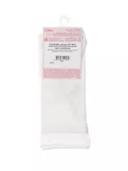 Носки женские classic из вискозы с глянцевым рисунком и декоративной прозрачной сеткой 491 белый, , 36-37 (23), CONTE ELEGANT, - 4