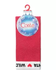 Новогодние женские носки conte new year 284 красный, , 36-39 (23-25), CONTE ELEGANT, - 5