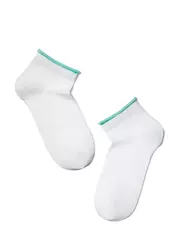 Носки женские conte active (декор. резинка) 035 белый-бледно-бирюзовый, , 38-39 (25), CONTE ELEGANT, - 2