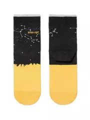 Носки женские conte classic (стразы, люрекс) 122 черный-желтый, , 38-39 (25), CONTE ELEGANT, - 2