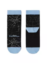 Носки женские conte classic (стразы, люрекс) 285 черный-голубой, , 38-39 (25), CONTE ELEGANT, - 2