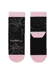 Носки женские conte classic (стразы, люрекс) 285 черный-светло-розовый, , 38-39 (25), CONTE ELEGANT, - 2