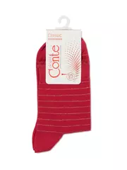Носки женские conte classic (тонкие, с пикотом) 030 бордо, , 38-39 (25), CONTE ELEGANT, - 3