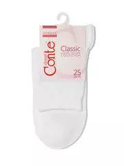 Носки женские conte classic 061 белый, , 38-39 (25), CONTE ELEGANT, - 3