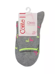 Носки женские conte classic 089 серый, , 36-37 (23), CONTE ELEGANT, - 3
