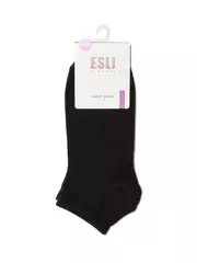 Носки женские esli classic (короткие) 000 черный, , 38-39 (25), ESLI, - 3
