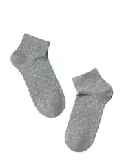 Носки женские esli classic (короткие, 2 пары) 802 черный-серый, , 36-39 (23-25), ESLI, - 4