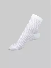 Носки женские esli classic 059 белый-сиреневый, , 38-39 (25), ESLI, - 1