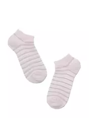 Носки женские хлопковые active (короткие, люрекс) 123 светло-розовый, , 36-37 (23), CONTE ELEGANT, - 2