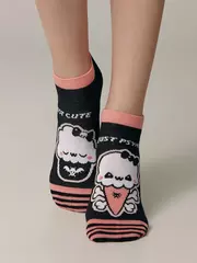 Носки женские happy 358 черный, , 36-39 (23-25), CONTE ELEGANT, - 2