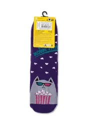 Носки женские esli home line 52-118 068 фиолетовый, , 36-37 (23), ESLI, - 4