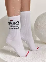 Новогодние женские носки conte new year 279 белый, , 36-39 (23-25), CONTE ELEGANT, - 3