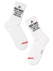 Новогодние женские носки conte new year 279 белый, , 36-39 (23-25), CONTE ELEGANT, - 4