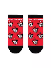 Новогодние женские носки conte new year disney 648 красный, , 36-39 (23-25), CONTE ELEGANT, - 4