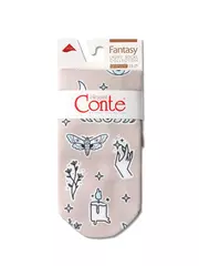 Носки женские conte fantasy (короткие, печать) 331 бежевый, , 36-39 (23-25), CONTE ELEGANT, - 3