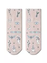 Носки женские conte fantasy (короткие, печать) 331 бежевый, , 36-39 (23-25), CONTE ELEGANT, - 2