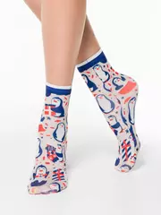 Носки женские с новогодними рисунками fantasy 70 125 mix, , 36-39 (23-25), CONTE ELEGANT, - 1