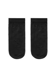 Тонкие женские носки fantasy с рисунком "сердечки" conte 19с-111сп nero, , 36-39 (23-25), CONTE ELEGANT, - 2