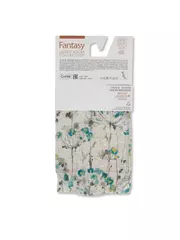 Носки женские с принтом fantasy из смесовой пряжи с хлопком и льном 258 бежевый, , 36-39 (23-25), CONTE ELEGANT, - 4