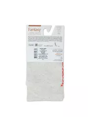 Носки женские с принтом fantasy из смесовой пряжи с хлопком и льном 274 бежевый, , 36-39 (23-25), CONTE ELEGANT, - 4