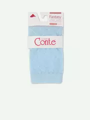 Носки женские в крупные ромбы conte 21с-145сп light blue, , 36-39 (23-25), CONTE ELEGANT, - 4