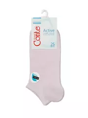 Носки женские вискозные active (ультракороткие, tencel) 079 светло-розовый, , 36-37 (23), CONTE ELEGANT, - 3