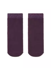 Носки женские хлопковые ajour (люрекс) баклажан, , 36-37 (23), CONTE ELEGANT, - 2